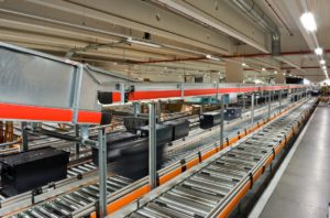interne transportmiddelen lopende band